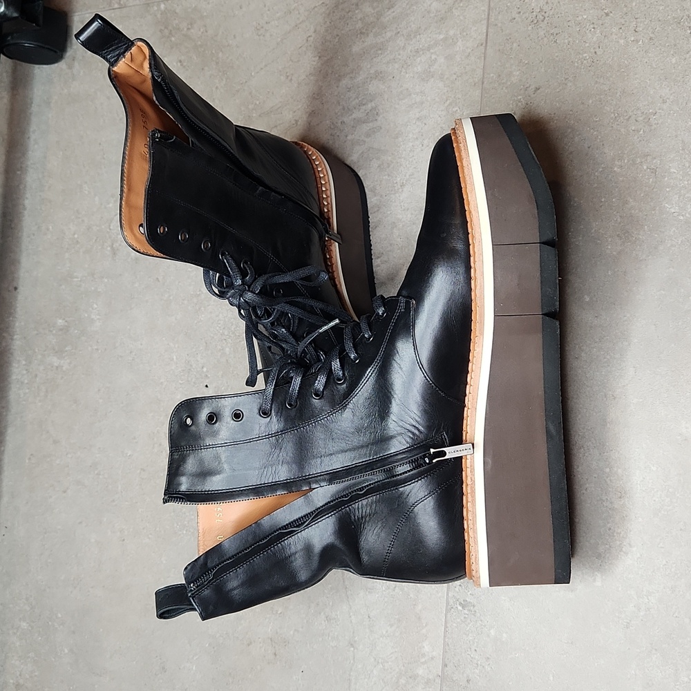 Robert Clergerie Navy Leather Boots size 40 (US 9.5) - Picture 6 of 6